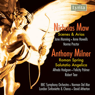 the album cover for David Atherton - Music for Voices & Orchestra