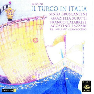 the album cover for G. ROSSINI - Il Turco in Italia