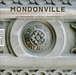 the album cover for Luc Beausejour - Pieces for Harpsichord / Sonata 4