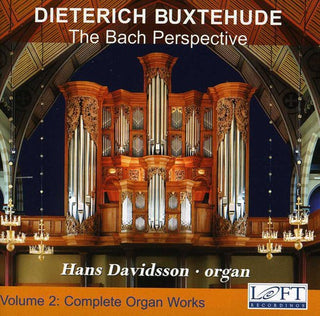 the album cover for Hans Davidsson - Bach Perspective: Complete Organ Works 2 [Digipak]