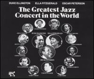 the album cover for Ellington/Fitzgerald/Hawkins - Greatest Jazz Concerts / Various