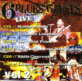 the album cover for 6 Blues Giants Live - 6 Blues Giants Live 2 / Various