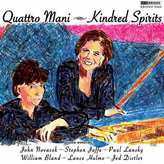 the album cover for Quattro Mani - Quattro Mani: Kindred Spirits