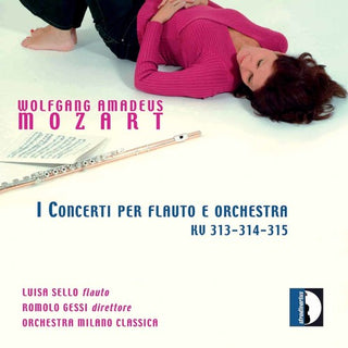 the album cover for Luisa Sello - Flute Concertos