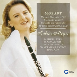 the album cover for Sabine Meyer - Clarinet Concerto in a