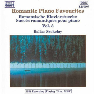 the album cover for ROMANTIC PIANO FAVOURITES - Romantic Piano Music 3