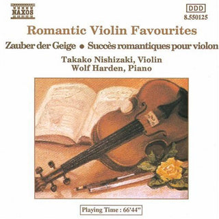 the album cover for TAKAKO NISHIZAKI - Romantic Violin Favorites