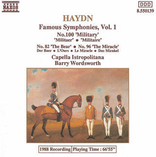 the album cover for BARRY WORDSWORTH - Symphonies 82, 96 & 100