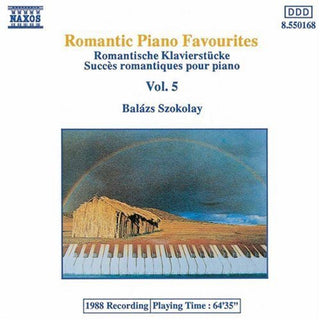 the album cover for ROMANTIC PIANO FAVOURITES - Romantic Piano Music 5