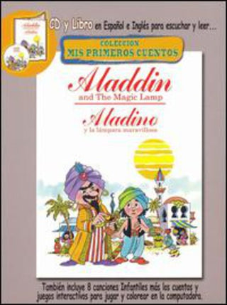 the album cover for Mis Primeros Cuentos - Aladdin/Aladino
