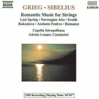 the album cover for GRIEG/SIBELIUS - Norwegian Airs