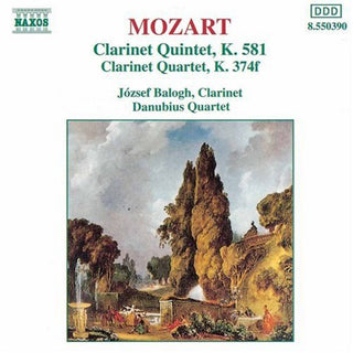 the album cover for Jozsef Balogh - Clarinet Quintet / Clarinet Quartet