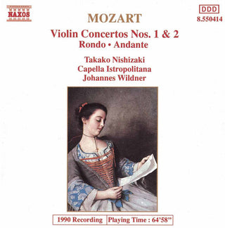 the album cover for TAKAKO NISHIZAKI - Violin Concerti 1 & 2 / Rondo / Andante