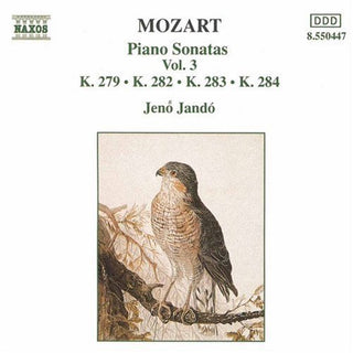 the album cover for JenÅ‘ JandÃ³ - Piano Sonatas 279, 282-284