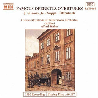 the album cover for Alfred Walter - Opera Overtures