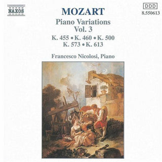 the album cover for Francesco Nicolosi - Piano Variations 3
