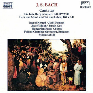 the album cover for J.S. Bach - Cantatas 80 & 147