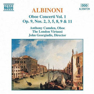 the album cover for Anthony Camden - Oboe Concerti 9