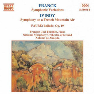 the album cover for Francois-Joel Thiollier - Symphonic Variations