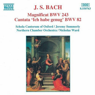 the album cover for Jeremy Summerly - Magnificat / Ich Habe Genug Cantata