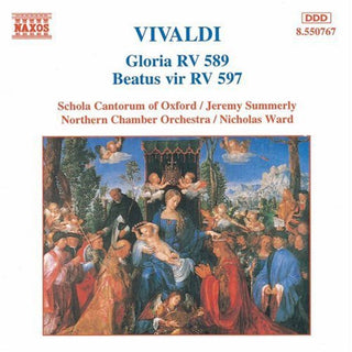 the album cover for Nicholas Ward - Gloria / Beatus