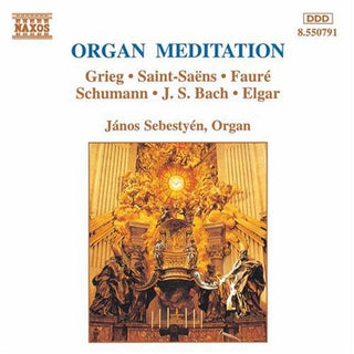 the album cover for Janos Sebestyen - Organ Meditations