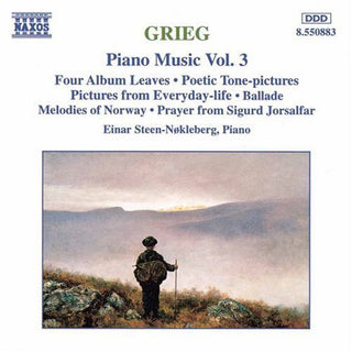 the album cover for Einar Steen-Nokleberg - Piano Music 3