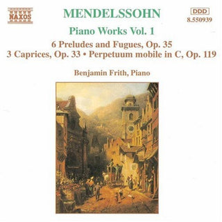 the album cover for Benjamin Frith - Piano Works 1