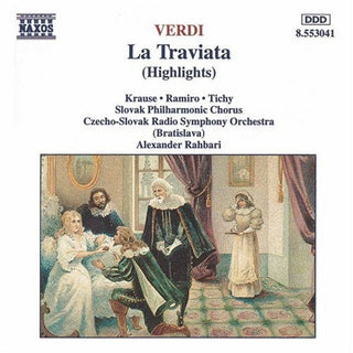 the album cover for Georg Tichy - La Traviata [Highlights]