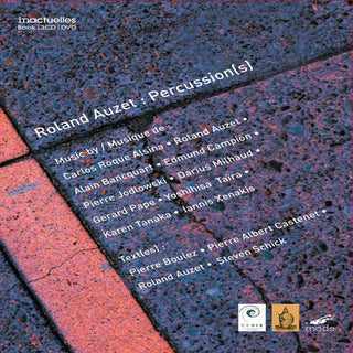 the album cover for Auzet - Percussions(S)