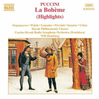 the album cover for Jonathan Welch - La Boheme [Highlights]