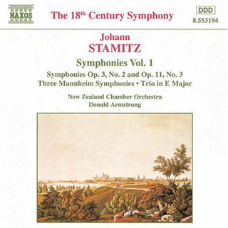 the album cover for Donald Armstrong - Symphonies 1