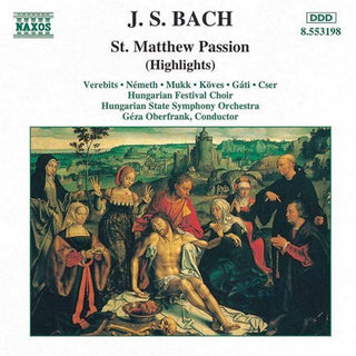 the album cover for J.S. Bach - St. Matthew's Passion Highlights