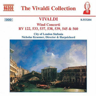 the album cover for Nicholas Kraemer - Wind Concerti