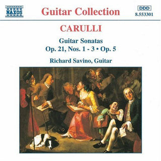 the album cover for Richard Savino - Guitar Sonatas
