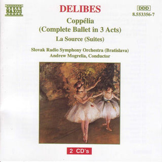 the album cover for Andrew Mogrelia - Coppelia