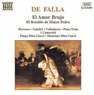 the album cover for Ismael Pons-tena - El Amor Brujo / El Retablo de Maese Pedro
