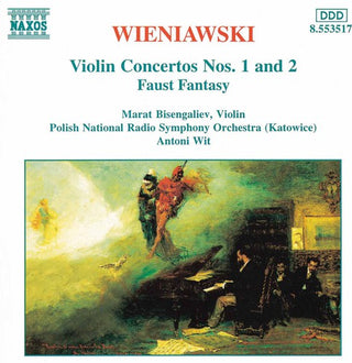 the album cover for Marat Bisengaliev - Violin Concertos 1 & 2