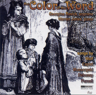 the album cover for Georgine Resick - Color of the Word