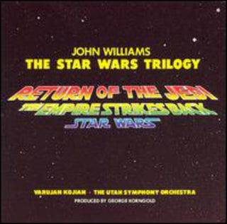 the album cover for John Williams - Star Wars Trilogy (Original Soundtrack)
