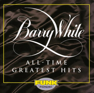 the album cover for Barry White - All-Time Greatest Hits