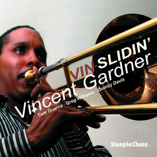 the album cover for Vincent Gardner - Vin-Slidin' [Import]