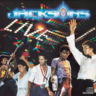 the album cover for The Jacksons - Live