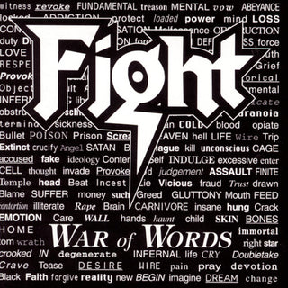the album cover for Fight - War of Words
