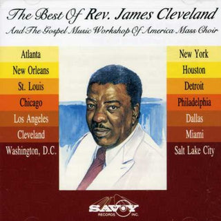 the album cover for Rev. James Cleveland - Best of Rev James Cleveland & Gmwa