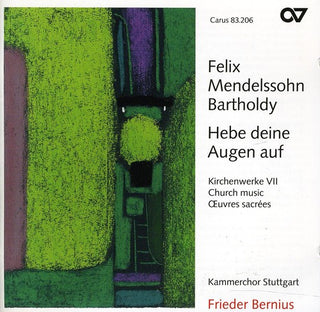 the album cover for F.M. Bartholdy - Church Music