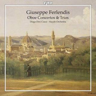 the album cover for Diego Dini Ciacci - Oboe Concertos & Trios