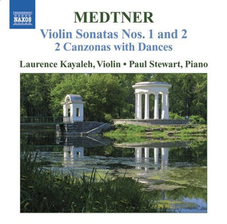 the album cover for Laurence Kayaleh - Violin Sonatas 1 & 2 / 2 Canzonas with Dance