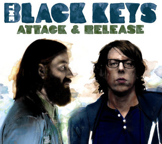 the album cover for The Black Keys - Attack & Release