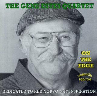 the album cover for Gene Estes Quartet - On the Edge